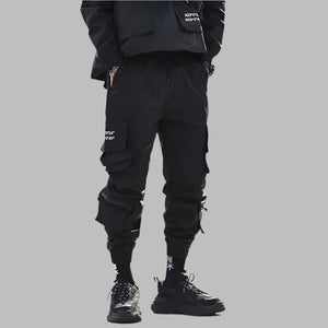 Hip Hop Multi-pocket Black Pant