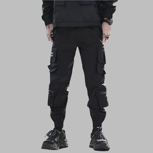 Hip Hop Multi-pocket Black Pant