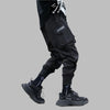 Hip Hop Multi-pocket Vibrant Black Pant