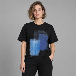 Hip Hop Oversized Y2K Graphic Tees – worn by a woman