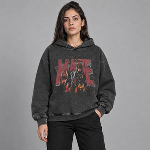 Hip Hop Oversized Y2K Hoodie – worn by a woman