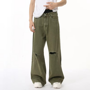 Hole Design Y2k Jeans