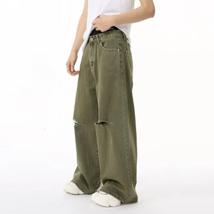 Hole Design Y2k Jeans