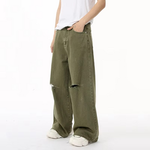 Hole Design Y2k Jeans