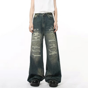 Hole Worn-out Baggy Y2k Jeans