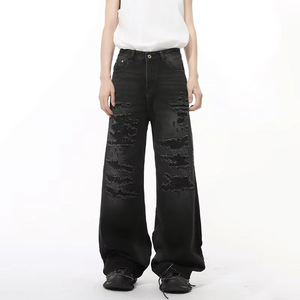 Hole Worn-out Baggy Y2k Jeans
