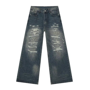 Hole Worn-out Baggy Y2k Jeans