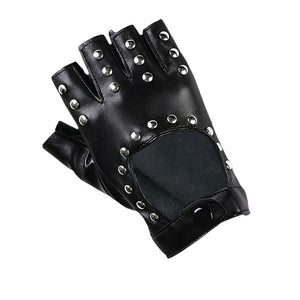 Hollow Out Goth Gloves