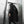 Black hooded cloak techwear coat with ribbon patchwork