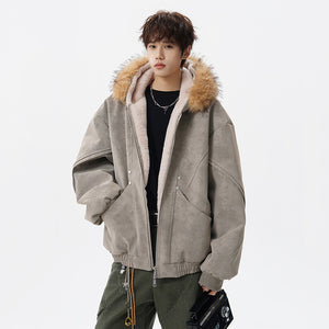 Hooded Mens Y2K Jacket