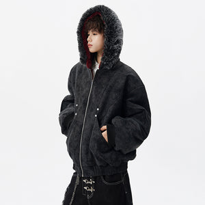 Hooded Mens Y2K Jacket