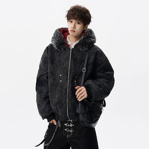 Hooded Mens Y2K Jacket