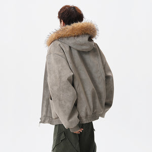 Hooded Mens Y2K Jacket