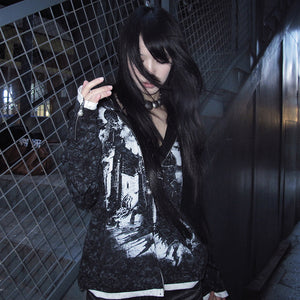 Hooded Outerwears Y2K Top