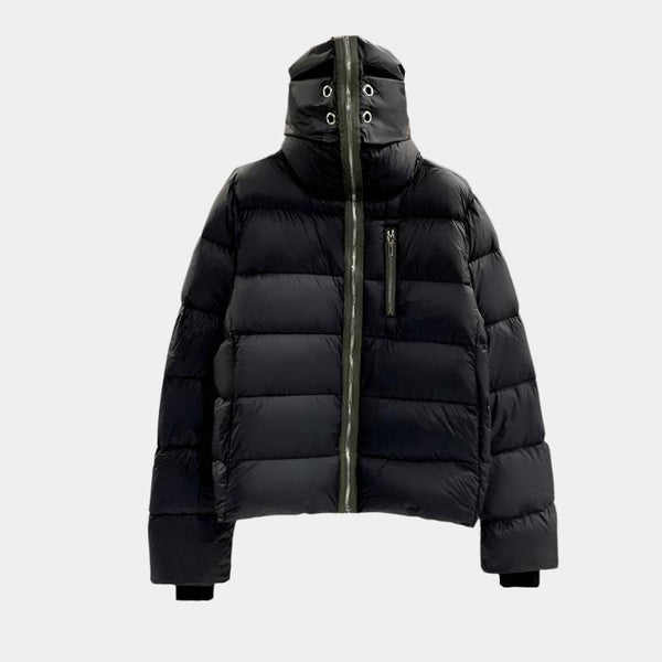 Hooded Puffer Jacket Black