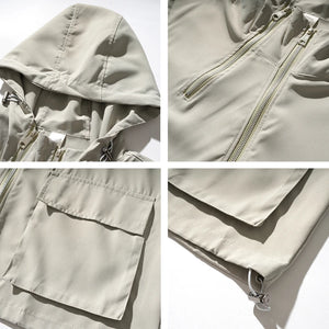 Hooded Tactical Cargo Vest