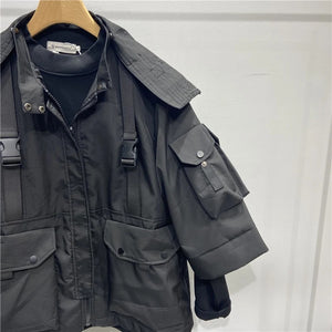 Hooded Techwear Jacket