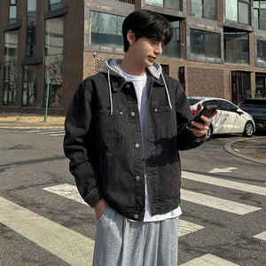 Hooded Y2K Jacket Men