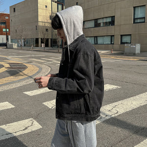 Hooded Y2K Jacket Men