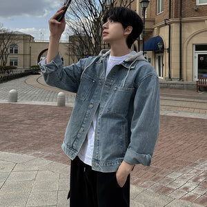 Hooded Y2K Jacket Men