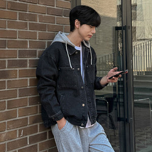 Hooded Y2K Jacket Men
