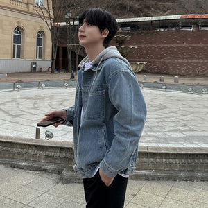 Hooded Y2K Jacket Men