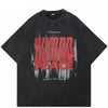 Human Shadow Graphic T Shirts Y2K