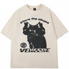 Hydra Cat Graphic Y2K T Shirt