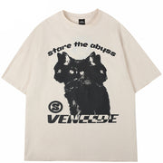 T-shirt graphique Hydra Cat Y2K