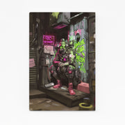 Arte Cyberpunk Al Atardecer