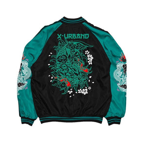 Embroidery Two In One Bomber Jacket