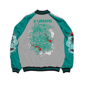 Embroidery Two In One Bomber Jacket