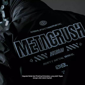 Black Cyber Techwear Jacket