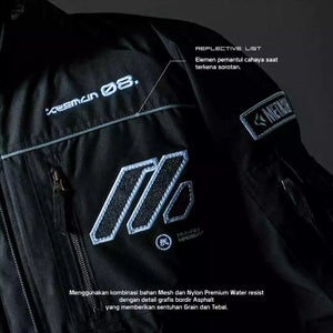 Black Cyber Techwear Jacket