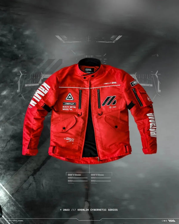 Techware Red Jacket Red Techwear Jacket