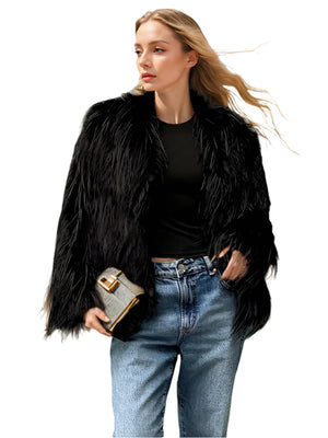 Imitation Fox Fur Thick Spring Jacket