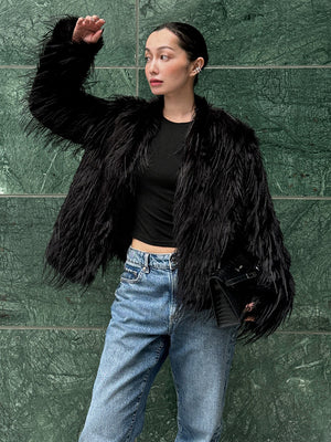 Imitation Fox Fur Thick Spring Jacket