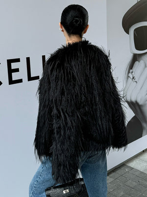 Imitation Fox Fur Thick Spring Jacket
