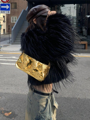 Imitation Fox Fur Thick Spring Jacket