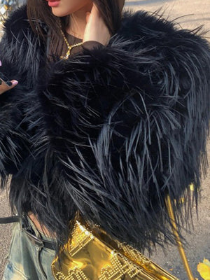 Imitation Fox Fur Thick Spring Jacket