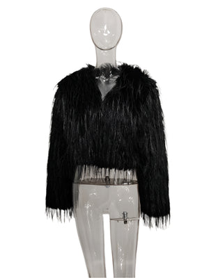Imitation Fox Fur Thick Spring Jacket
