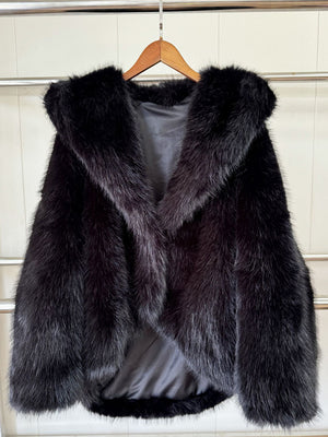 Imitation Fox Fur Women Spring Jacket