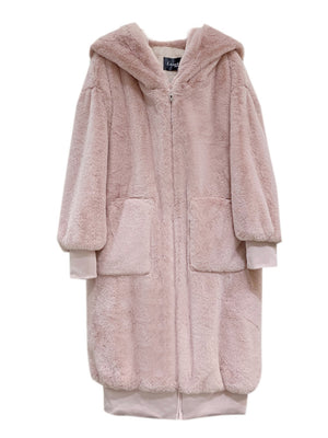 Imitation Rabbit Fur Women Spring Jacket