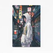 Art urbain cyberpunk immersif