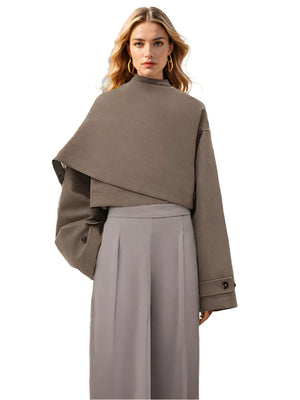 Irregular Cloak Jacket Women Spring