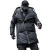 Irregular Zipper Padded Parka