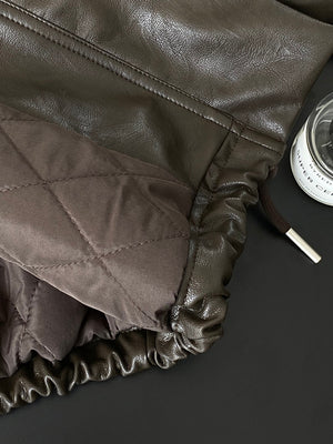 Jacket Women PU Leather Spring