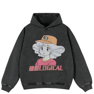 Japanese Cartoon Girl Y2k hoodie