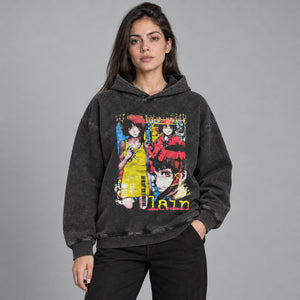 Japanese Y2K Hoodie – worn by a woman