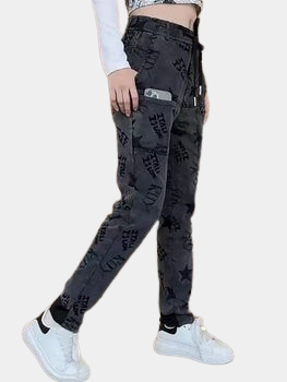 Pantalones cargo de camuflaje de jeans CYBER TECHWEAR® – Cyber